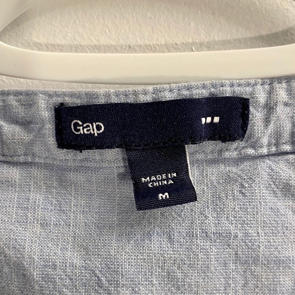 GAP Denim Button Up Tank Top - Picture 3 of 3